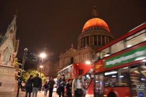 London's Burning St.Paul's orange 